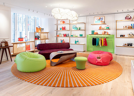 Living room flair in the Logchamp store in Cologne